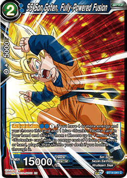 SS Son Goten, Fully-Powered Fusion - Cross Spirits - Common - BT14-041