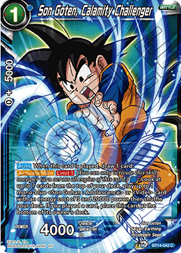 Son Goten, Calamity Challenger - Cross Spirits - Common - BT14-042