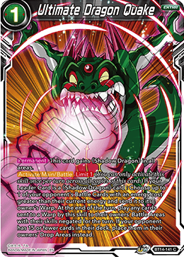 Ultimate Dragon Quake - Cross Spirits - Common - BT14-141