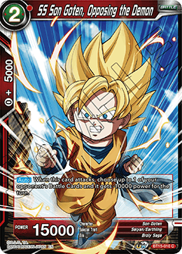 SS Son Goten, Opposing the Demon - Saiyan Showdown - Common - BT15-010