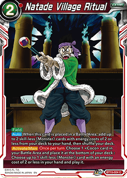 Natade Village Ritual - Saiyan Showdown - Common - BT15-024