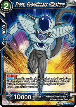 Frost, Evolutionary Milestone - Saiyan Showdown - Common - BT15-053