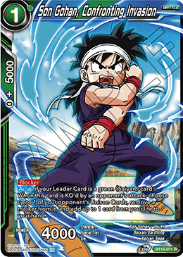 Son Gohan, Confronting Invasion - Saiyan Showdown - Rare - BT15-071
