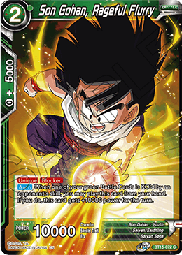 Son Gohan, Rageful Flurry - Saiyan Showdown - Common - BT15-072