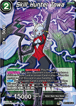Skill Hunter Towa - Saiyan Showdown - Uncommon - BT15-125