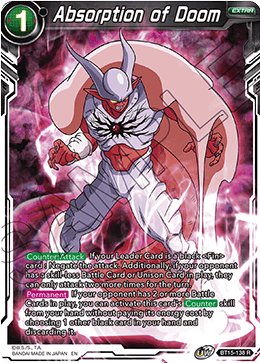 Absorption of Doom - Saiyan Showdown - Rare - BT15-138