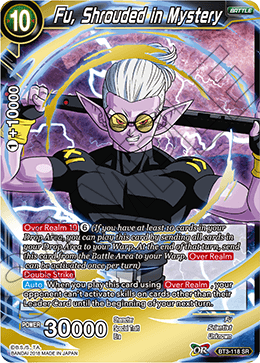 Fu, Shrouded in Mystery - Cross Worlds - Super Rare - BT3-118