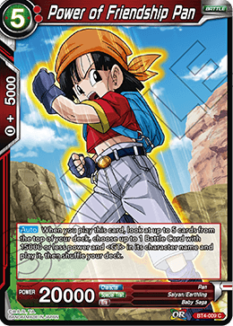 Power of Friendship Pan - Colossal Warfare - Common - BT4-009