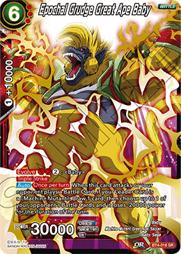 Epochal Grudge Great Ape Baby - Colossal Warfare - Super Rare - BT4-016