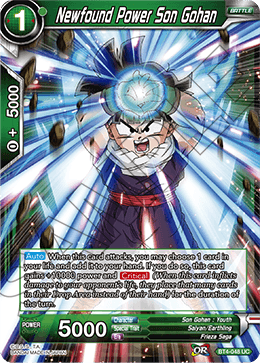 Newfound Power Son Gohan - Colossal Warfare - Uncommon - BT4-048