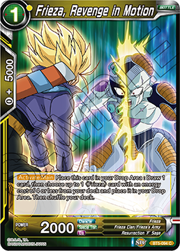 Frieza, Revenge in Motion - Miraculous Revival - Common - BT5-094