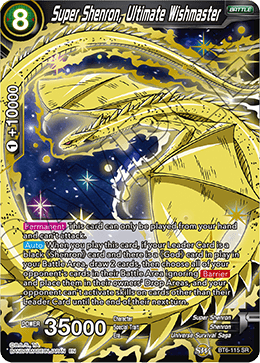 Super Shenron, Ultimate Wishmaster - Destroyer Kings - Super Rare - BT6-115