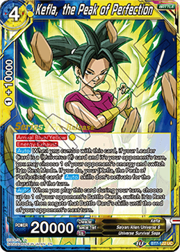 Kefla, the Peak of Perfection - Assault of the Saiyans Pre-Release Cards - Uncommon - BT7-122_PR