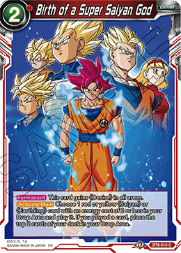 Birth of a Super Saiyan God - Malicious Machinations - Common - BT8-019