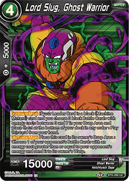 Lord Slug, Ghost Warrior - Malicious Machinations - Uncommon - BT8-096