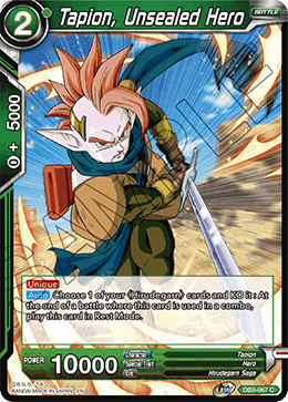 Tapion, Unsealed Hero - Draft Box 06 - Giant Force - Common - DB3-067