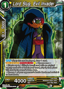 Lord Slug, Evil Invader - Draft Box 06 - Giant Force - Rare - DB3-093