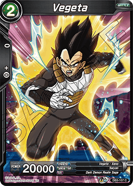 Vegeta - Draft Box 06 - Giant Force - Common - DB3-107