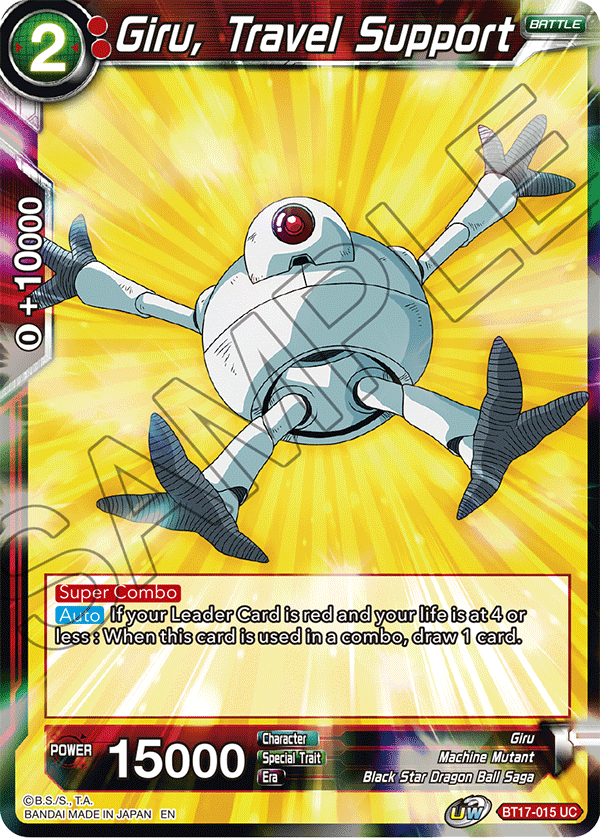 Giru, Travel Support - Ultimate Squad - Uncommon - BT17-015