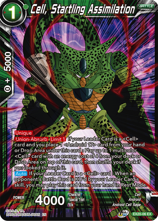 Cell, Startling Assimilation - Expansion Deck Box Set 20: Ultimate Deck 2022 - Expansion Rare - EX20-06
