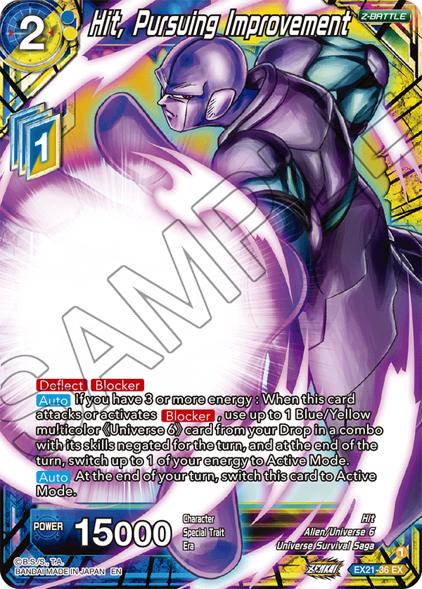 Hit, Pursuing Improvement - 5th Anniversary Set - Expansion Rare - EX21-36