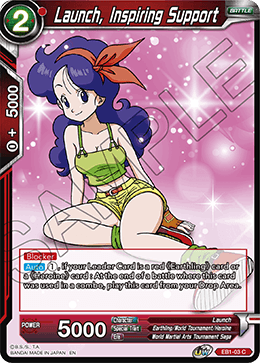 Launch, Inspiring Support - Battle Evolution Booster - Common - EB1-03