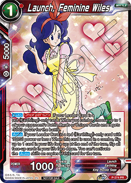 Launch, Feminine Wiles (Unison Warrior Series Tournament Pack Vol.3) - Tournament Promotion Cards - Promo - P-274