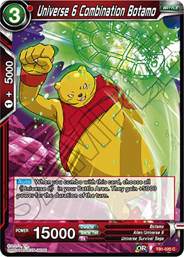 Universe 6 Combination Botamo - Tournament of Power - Common - TB1-020