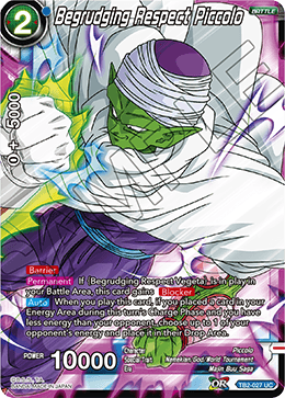 Begrudging Respect Piccolo - World Martial Arts Tournament - Uncommon - TB2-027