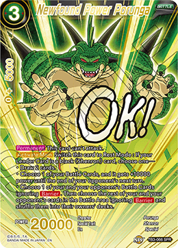 Newfound Power Porunga (SPR) - Clash of Fates - Special Rare - TB3-066_SPR