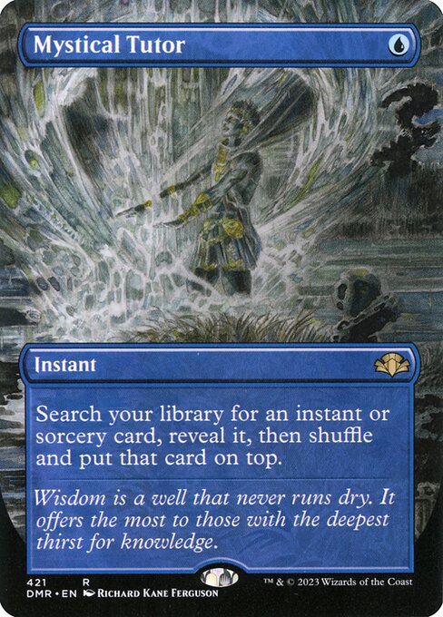 Mystical Tutor (Borderless) - Dominaria Remastered - R - 421