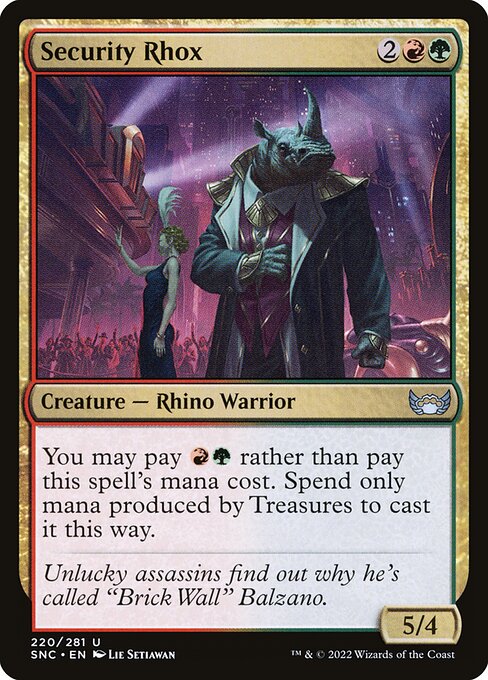 Security Rhox - Streets of New Capenna - U - 220