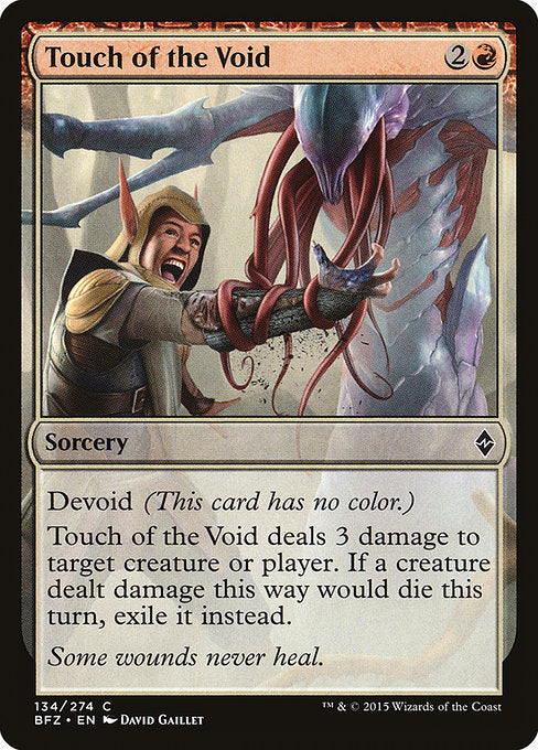 Touch of the Void - Battle for Zendikar - C - 134