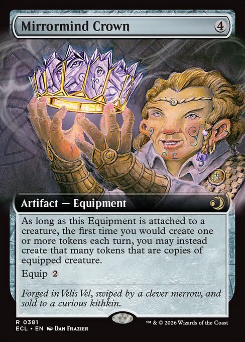 Mirrormind Crown (Extended Art) - Lorwyn Eclipsed - R - 381