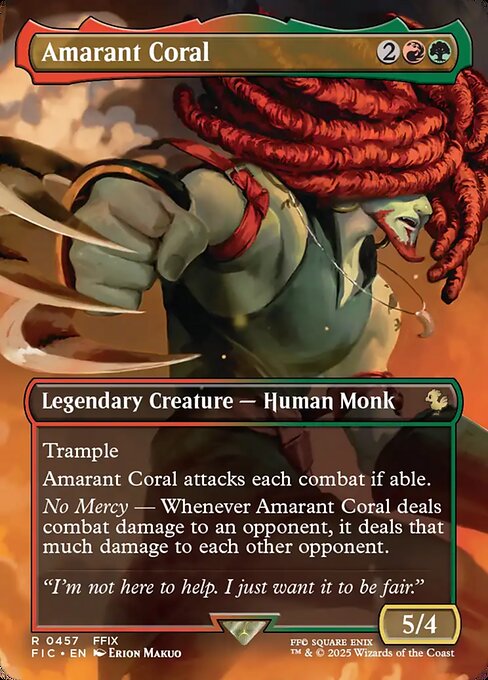 Amarant Coral (Borderless) - Commander: FINAL FANTASY - R - 457