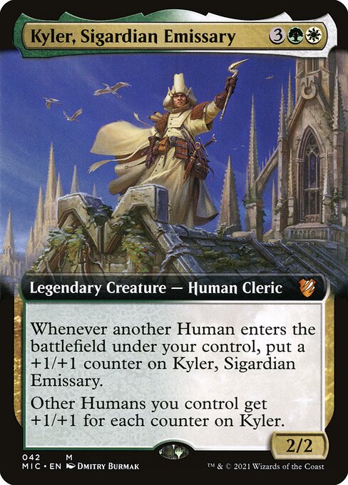 Kyler, Sigardian Emissary (Extended Art) - Commander: Innistrad: Midnight Hunt - M - 42