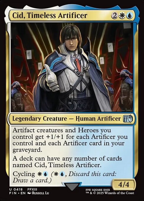 Cid, Timeless Artificer (0418) - FINAL FANTASY - U - 418