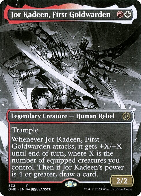 Jor Kadeen, First Goldwarden (Borderless) - Phyrexia: All Will Be One - R - 332