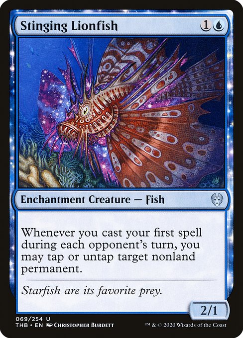 Stinging Lionfish - Theros Beyond Death - U - 69