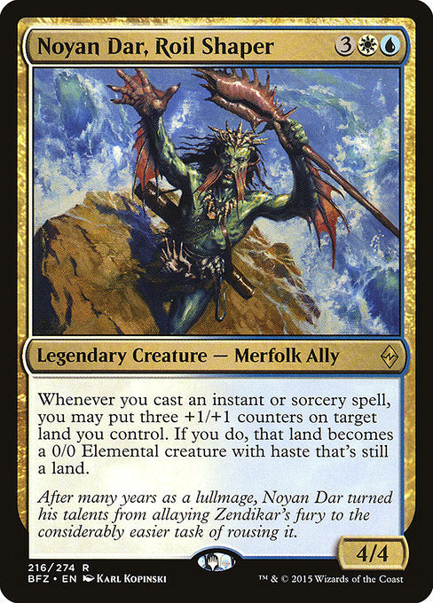 Noyan Dar, Roil Shaper - Battle for Zendikar - R - 216