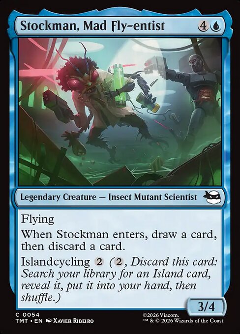 Stockman, Mad Fly-entist - Teenage Mutant Ninja Turtles - C - 54