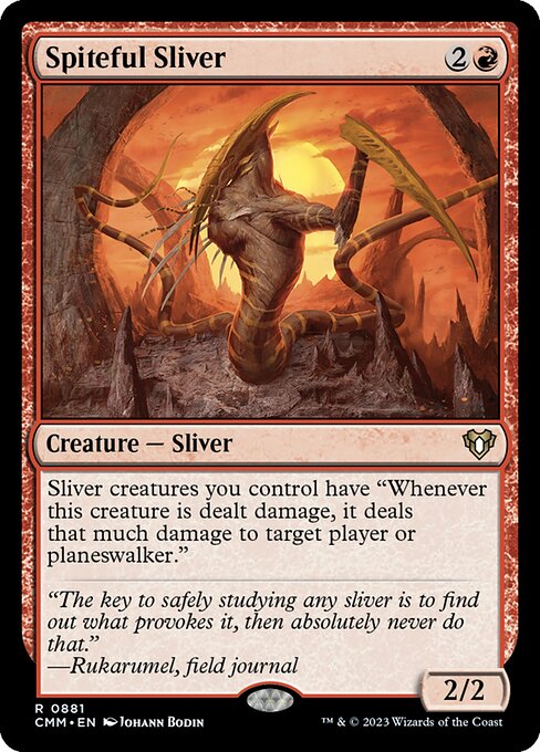 Spiteful Sliver - Commander Masters - R - 881