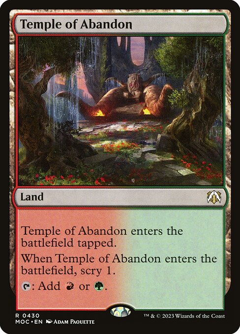 Temple of Abandon - Commander: March of the Machine - R - 430