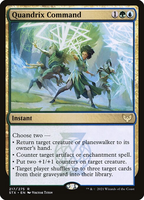 Quandrix Command - Strixhaven: School of Mages - R - 217