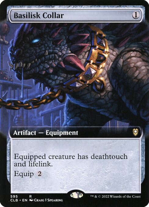 Basilisk Collar (Extended Art) - Commander Legends: Battle for Baldur's Gate - R - 595