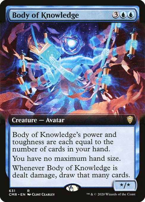 Body of Knowledge (Extended Art) - Commander Legends - R - 631
