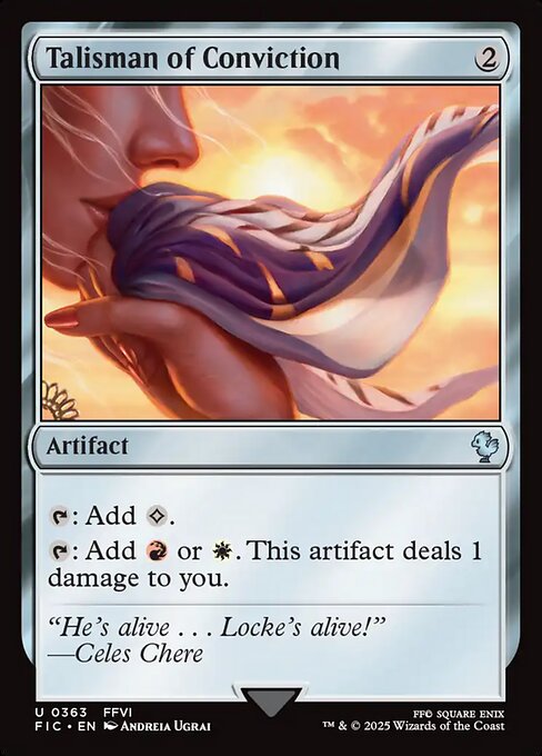 Talisman of Conviction (Surge Foil) - Commander: FINAL FANTASY - U - 363