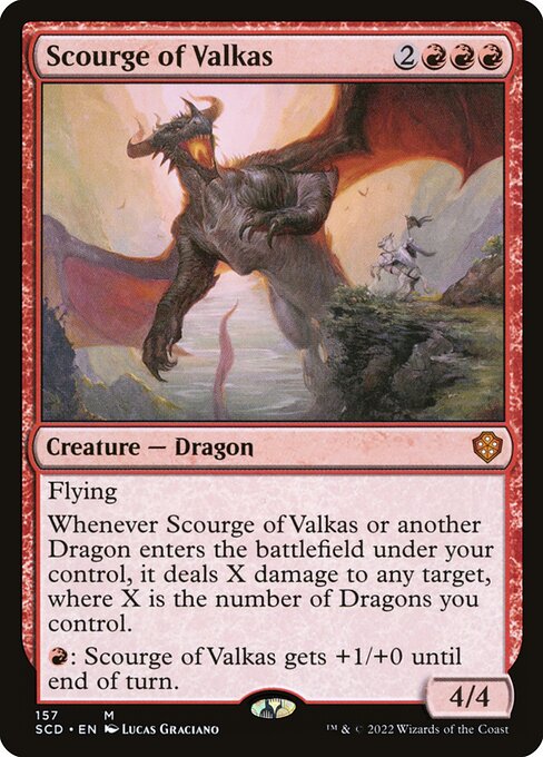 Scourge of Valkas - Starter Commander Decks - M - 157