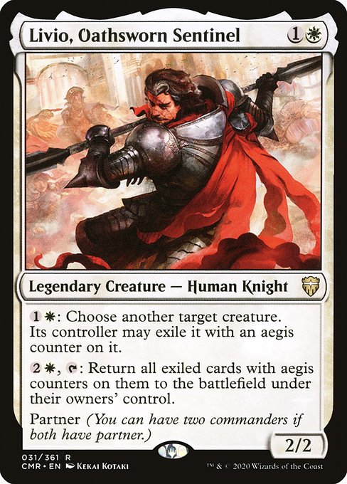 Livio, Oathsworn Sentinel - Commander Legends - R - 31