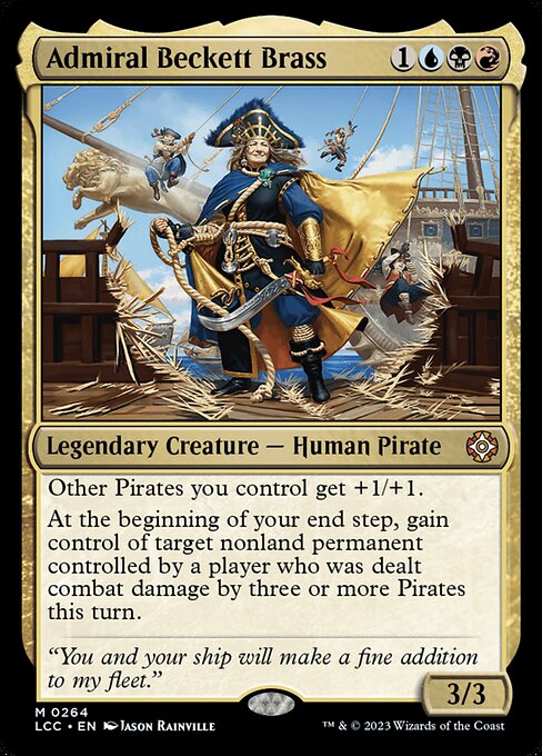 Admiral Beckett Brass - Commander: The Lost Caverns of Ixalan - M - 264